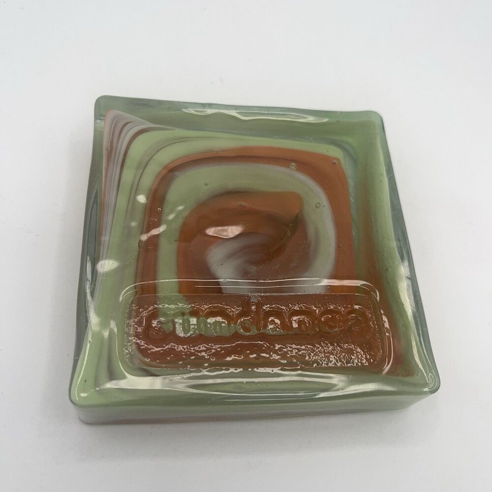 Handblown Glass Decor With Sundance Logo